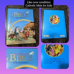 Like new, catholic Bible for kids, illustrated. Beautiful book